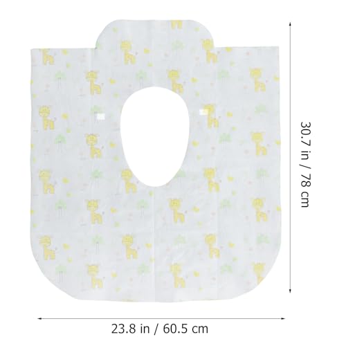 Almohadillas de papel para asiento de inodoro blanco extra protección 3