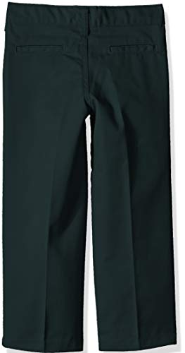 Image of Dickies Boy's Flexwaist Flat Front Straight Leg School Uniform Pants - Adjustable Uniform Trousers for Schoolwear