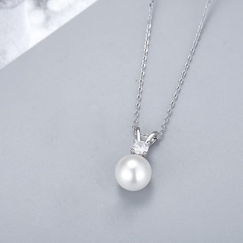 Collier pendentif perles argent sterling le cadeau de mode idéal pour elle - 3