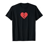 Heartbreak Broken Heart Graphic Print Chic Stylish Fashion T-Shirt
