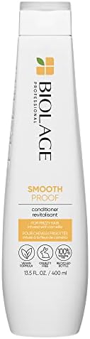 BIOLAGE Smooth Proof Conditioner | Provides Humidity Control & Anti-Frizz Smoothness | For Frizzy Hair | Paraben & Silicone-Free | Veganâ€‹ | 13.5 Fl. Oz.