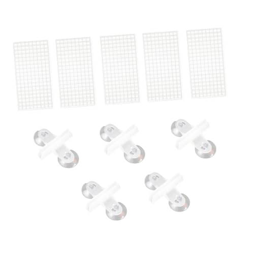 10個 水槽 板 水槽用エアーポンプ 水槽フィルター 水槽の装飾 水族館の仕切り板 仕切り付き水槽 水族館グリッドディバイダー 仕切り付きの木枠 水槽キット 分離板 Black NOLITOY