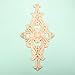 MUXSAM Wood Carved Appliques Furniture Decorative Onlays, 1Pc Unpainted DIY Center Carving Decal for Door Wall Ceiling Cabinet Dresser Mirror Bed Mantel Bench Decoration, 40x20cm/15.75