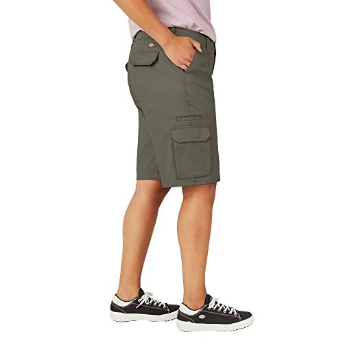Short cargo extensible Dickies femme grande taille confortable avec poches - 4