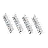 SOPOTUTU 4 Piezas Bisagras de Inoxidable Cierre Automático con Rebote para Puertas de Madera y Fácil Instalación para Hogar y Comercio