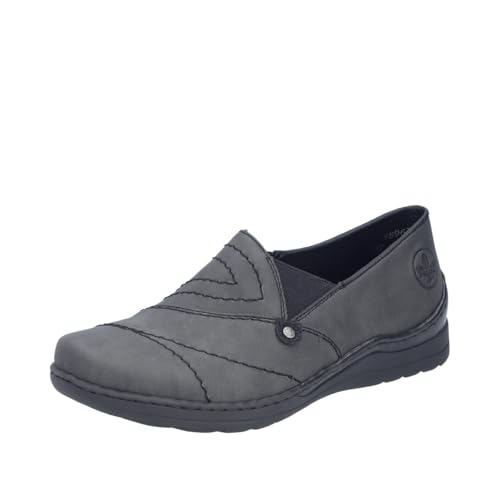 Rieker Damen 48961 Slipper Grau 39 – Ansicht 1