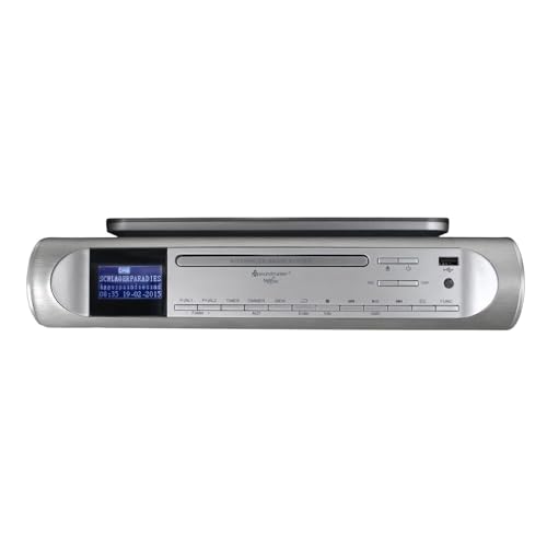 Soundmaster UR 2170 Küchenradio CD/MP3 Musik-Center Unterbau mit DAB+/PLL-Radio mit USB