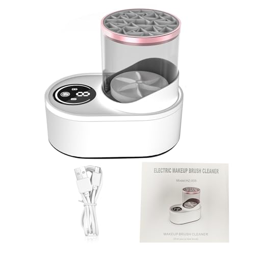 Nettoyeur de pinceaux de maquillage électrique automatique, machine de lavage HZ-008