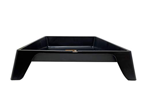 Grip Tight Tools Heavy Duty Plastic Paint Tray with Legs, 11-Inch (Black)