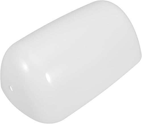 VOSAREA Cubierta de lámpara de mesa retro de plástico blanco reemplazo para lámpara de escritorio de banqueros vintage