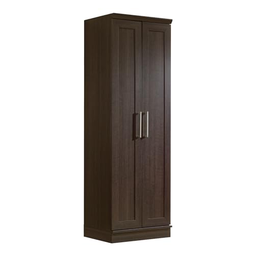 Comparison: Best Wood For Pantry Shelves 6 Sauder HomePlus Kitchen Pantry Storage Cabinet with Adjustable Shelves, Laundry Bathroom, L: 23.31" x W: 17.01" x H: 71.18", Dakota Oak