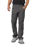 genoux préformés Jack Wolfskin Hiking Alpine Pants M Pantalon de randonnée, Slate, 56 Herren