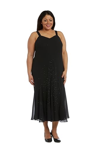 Image of R&M Richards Women's Beaded Pebble Georgette Evening Suit- Mother of The Bride, Cocktail Attire, Wedding Guest
