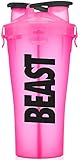 Hydra Cup - 30oz Dual Threat Shaker Bottle, Shaker Cup + Water Bottle, 2 in 1, Leak Proof, Awesome Colors, Save Time & Be Prepared, Beast Pink