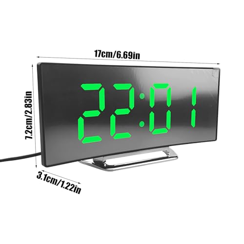 Reloj despertador digital LED para dormitorio con gestión de tiempo 3