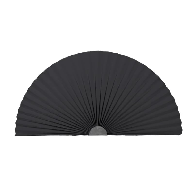 Arch Window Blackout Shades Pleated Window Shades Half Circle Cellular Window Shades Blinds with No Tools, Half-Round Shade Easy to Cut and Install (1, Black, 23inx46in (59cmx118cm))