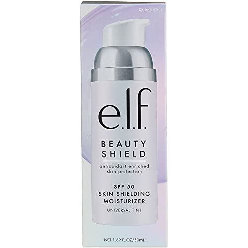 e.l.f. Beauty Shield SPF 50 Skin Shielding Moisturizer, 1.69 fl oz