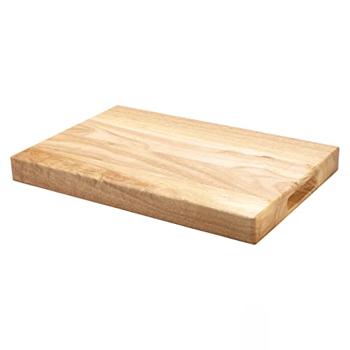 Winco WCB-1218 Wooden Cutting Board, 12-Inch x 18-Inch x 1.75-Inch, Tan, 12 X 18 by Winco - Used condition - US$37.29
