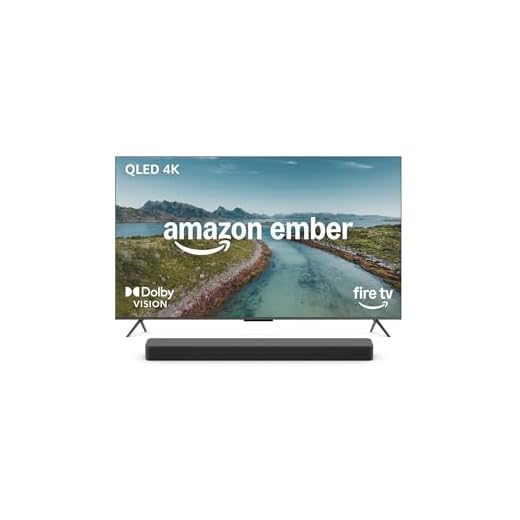 Amazon Fire TV 55" Omni QLED Series (newest model) with Fire TV Soundbar Plus