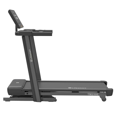 Image of Lifesmart PowerTouch Folding Treadmill for Home | Brushless Motor, 10% Incline & -3% Decline, Auto Folding, 14 MPH, Heavy Duty Treadmill