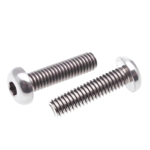 10 TC4Gr5 `^{^wbhXN[ M2 M2.5 M3 M4 ISO7380 `^Zp\Pbgۓ@BlW(TC4GR5 M3X8 10PCS)