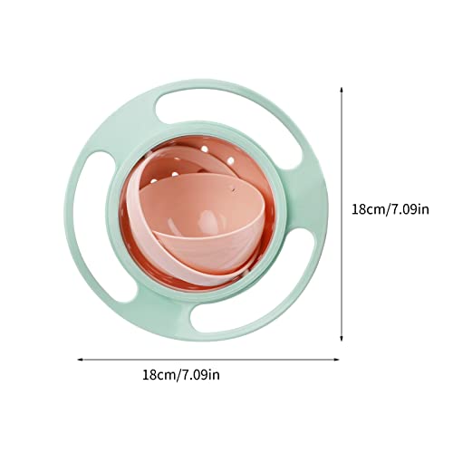 Tazón giratorio anti derrames con tapa 360 grados miniatura 6