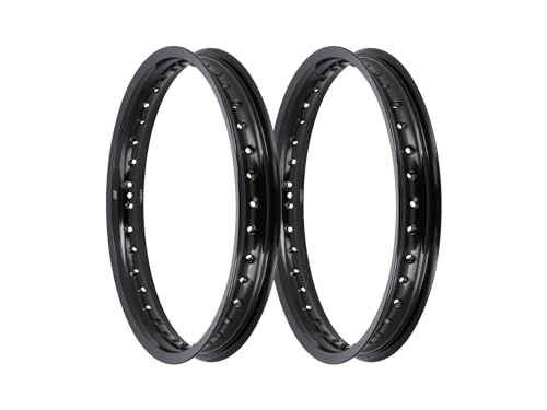 Set: 2x Felge 1,85 x 17\" Alufelge, Schwarz eloxiert Set: 2x Felge 1,85 x 17\" Alufelge, Schwarz eloxiert