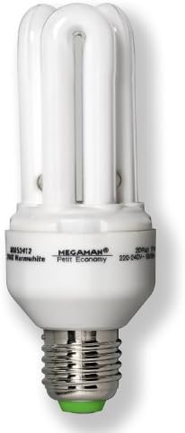 Megaman E27 Edison Screw 20 Watt Compact Fluorescent Light Tube 2700 k Light Bulb