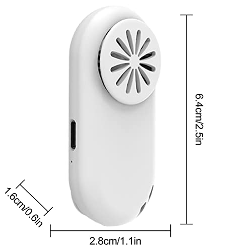 Ventilador de clipe de rosto - Ventilador de refrigeração de ar facial para crianças e adultos - Ven