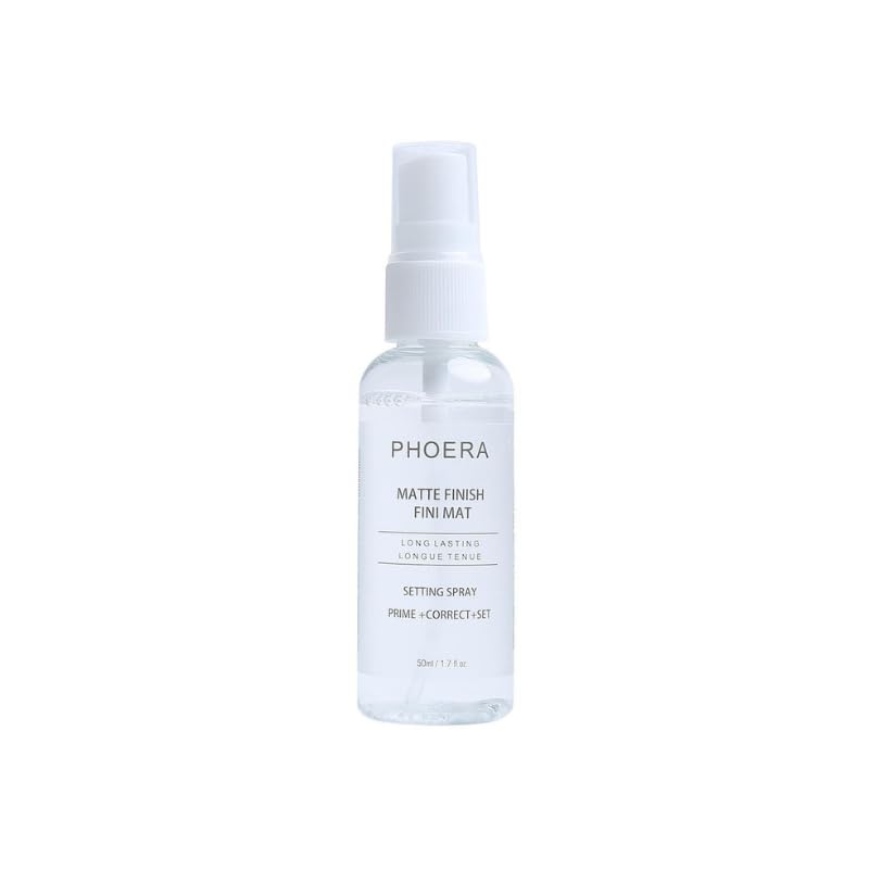 Makeup Setting Spray Matte - Professional Long Lasting Formula, Finishing Spray, Moisturizing Spray, 3 In 1 Function For 16 HR Longwear Makeup (50ml)