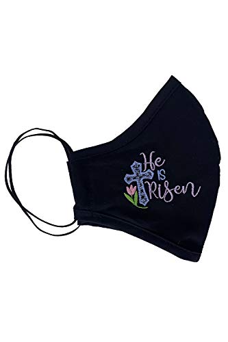 Pink Princess Easter Face Masks for Adults and Kids - Religious, Happy Bunny Rabbit - Made in USA2