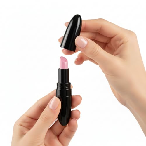 Image of Portable Waterproof Personal Massager - Black | Compact Travel-Friendly massager with Multiple Vibration Modes | Quiet & Discreet for On-the-Go Use (By QI-BOX)