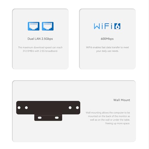 Image of Beelink MINI S13 Mini PC with N150 Processor, 16G DDR4 500G SSD Micro PC, WiFi6+BT5.2+Dual 2.5G LAN Business Mini Computer, Win11 Home Small PC for Daily Work /HTPC /Home Server