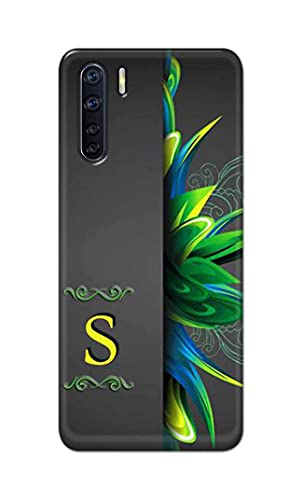 Image of Name II Initial II Letter Alphabet S Hard Back Case Cover for Oppo F15 / Oppo A91 / Oppo F15s / Oppo Reno 3, CPH2001, CPH2021 Back Cover -(J5) VNS2222