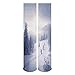 FodPand Winter Skiing Knee High Socks Cozy Knee High Socks Soft Mid-Length Sock for All Seasons Daily Wear Adult