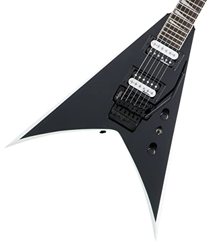 Jackson JS Series King V JS32, diapasón amaranto, negro con biseles blancos guitarra eléctrica