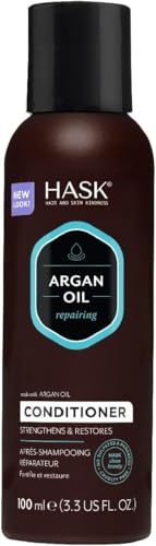 HASK Argan Oil Repairing Shampoo Conditioner Hair Travel Size Combo Set 3.3oz