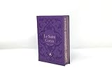 Type de produit : ABIS_BOOK Saint Coran (14 x 19 cm) avec pages Arc-en-ciel (Rainbow) - Bilingue (fr/ar) - Couverture Daim violet