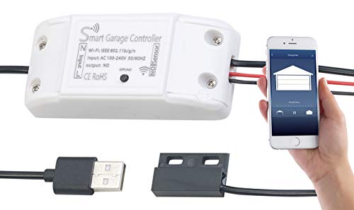VisorTech Garagentoröffner: WLAN-Garagentor-Steuerung mit App, komp. mit...