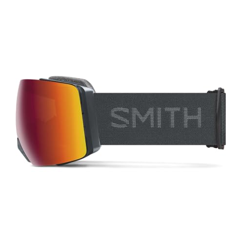 Image of Smith Optics I /O MAG XL Unisex Snow Winter Goggle - Slate, ChromaPop Everyday Red Mirror