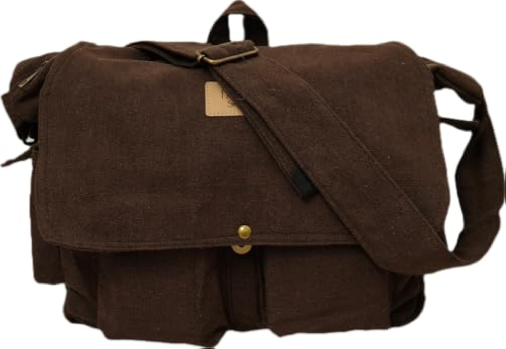 ROUGH Canvas Cotton Messenger Bag, 15'' Laptop Compatible