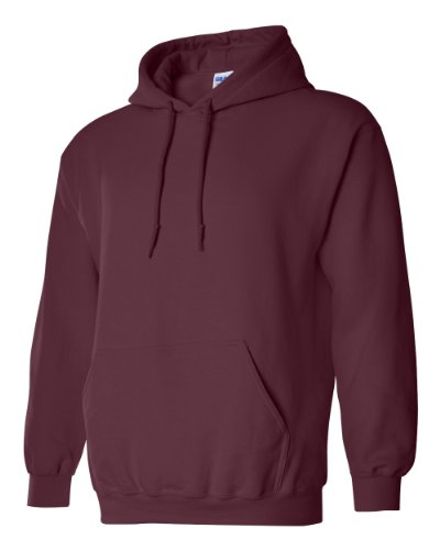 Image of Gildan Men's Heavy Blend Drawcord Hooded Sweatshirt, Safety Pink