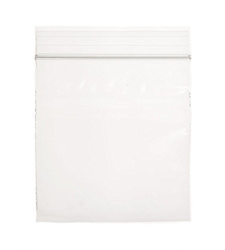 Dazzling Displays 100-Pack 2 Mil Transparent Small Plastic Clear Resealable Poly Bags (6 x 6 Inch) - Perfect for storing miscellaneous tiny items like beads, jewelry, and other small parts.