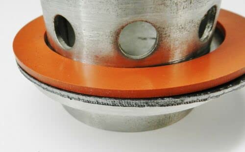 3-1/2" Gasket Set Silicone Rubber & Graphite for Vacuum Casting Perforated Flask by JTS