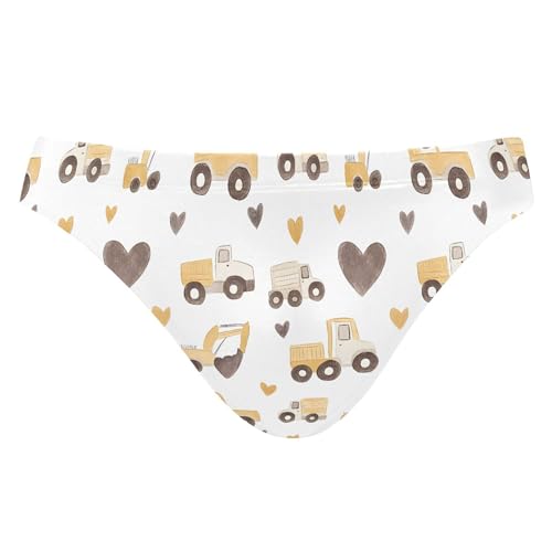 Car Tractor Swim Briefs for Men Swimsuit Bikini Swimwear S B0403648