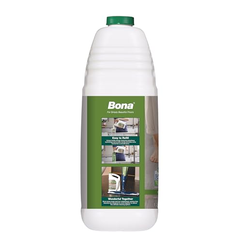 Image of Bona Multi-Surface Floor Cleaner Refill - 128 fl oz - Unscented - Refill for Bona Spray Mops and Spray Bottles - Residue-Free Floor Cleaning Solution for Stone, Tile, Laminate, and Vinyl Floors
