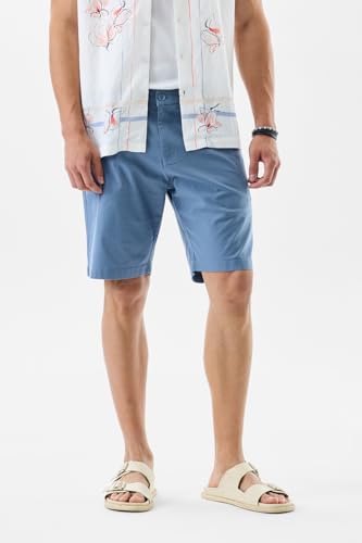 Image of SNITCH Men Casual Shorts | Regular Fit Mid Rise Solid Pattern | 100% Cotton Smooth Texture with Drawstring Closure & Elastic Waistband for Summer & Club Wear