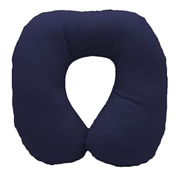 Almofada de Pescoço para Bebês de 0 ate 2 anos Happy Line (Azul Marinho)