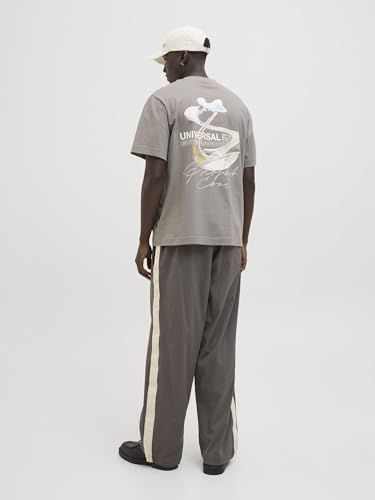 JACK & JONES Jcodynamic Dust Tee SS Crew Neck, Flanelle Grise, M