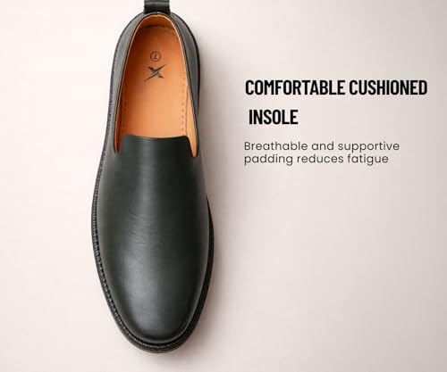 Image of Kraasa Men's Jutis Ethnic Casuals, Slip-on Closure, Stylish Loafers | Perfect for Formal Wear, Business and Parties